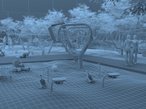 cableway 3Dモデル