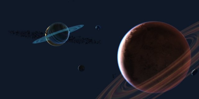space 3D 모델 .c4d .max .obj .3ds .fbx .stl .blend 