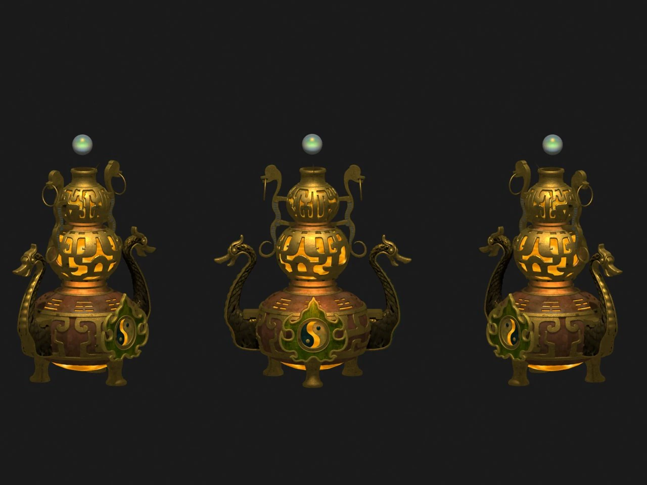 alchemy furnace 3D Model .c4d .max .obj .3ds .fbx .stl .blend