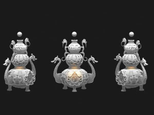 alchemy furnace 3D Model