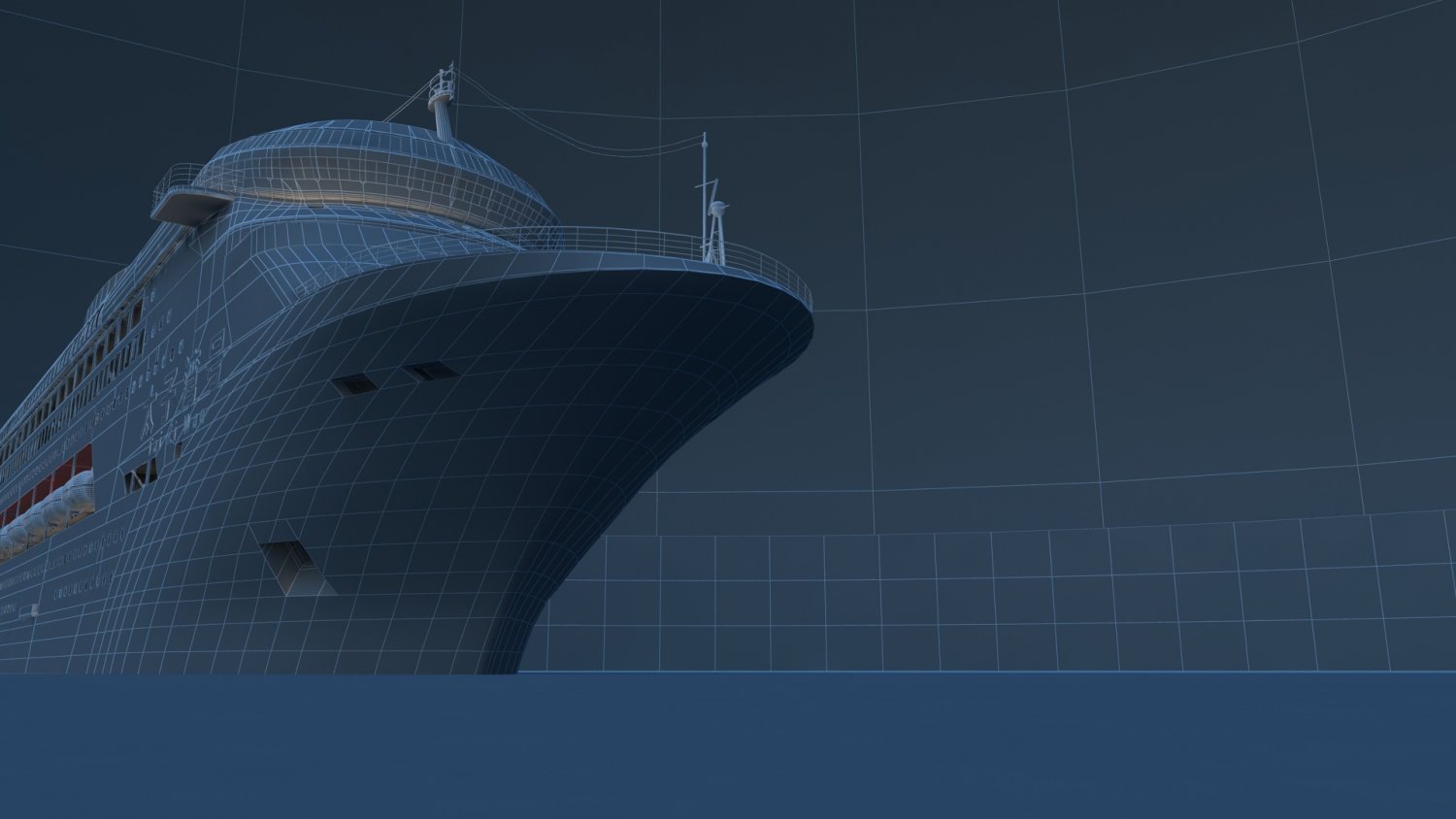 Steam ship 3d model фото 65