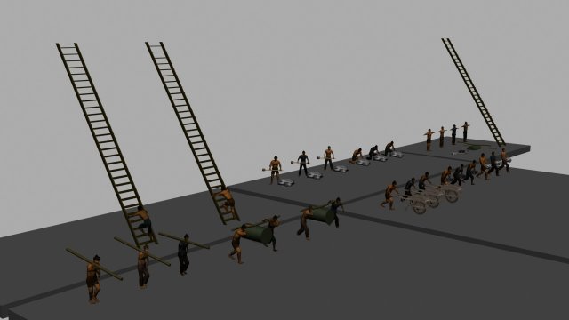 ancient labor 3Dモデル .c4d .max .obj .3ds .fbx .stl .blend 