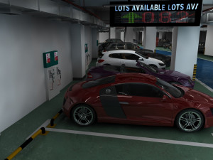 parking lot 3D Модель