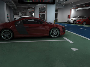 parking lot 3D Модель