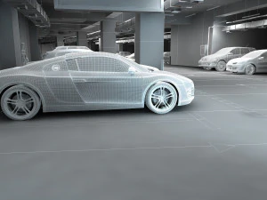 parking lot 3D Model