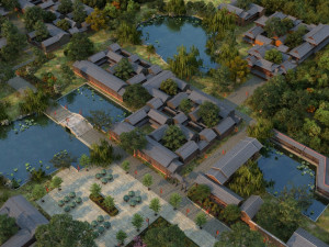 ancient garden 3D Model