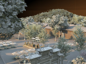 ancient garden 3D 模型