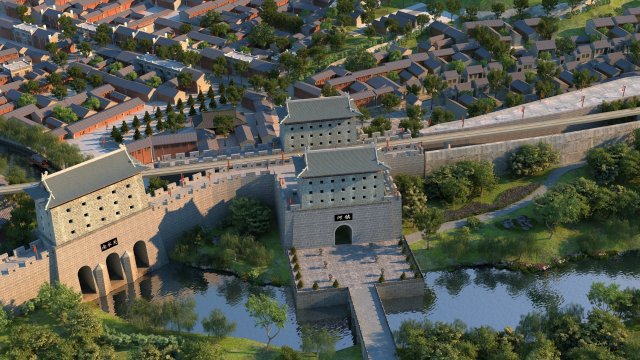 ancient city Modèle 3D .c4d .max .obj .3ds .fbx .stl .blend 