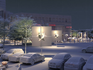 commercial street 3D 模型
