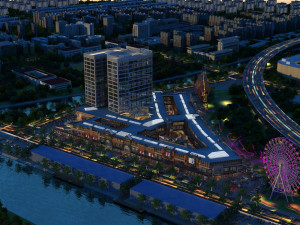 commercial street 3Dモデル