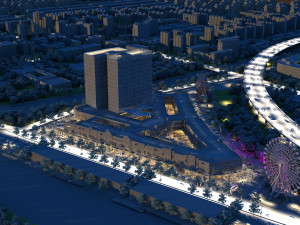 commercial street 3Dモデル