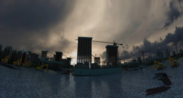 建設現場 3Dモデル .c4d .max .obj .3ds .fbx .stl .blend 