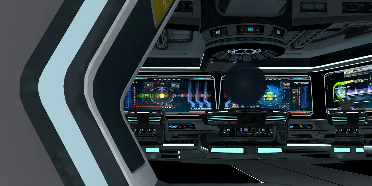 Spaceship interior 3D Model .c4d .max .obj .3ds .fbx .stl .blend