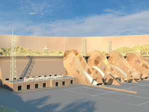 hydroelectric power station 3D 모델