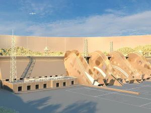 hydroelectric power station 3D Model
