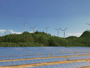 wind power station 3D Model