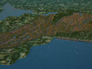 city building 3D 모델