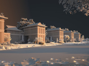 city building 3D-Modell