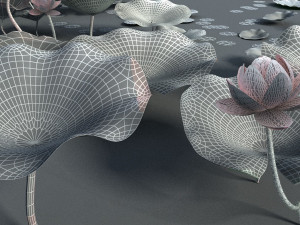lotus pond 3D 모델