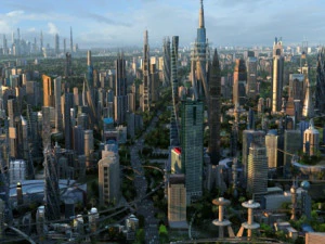 futuristic city 3D Model
