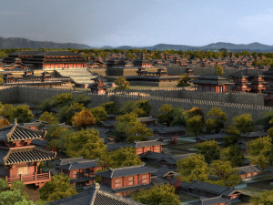 ancient city pool 3D Model