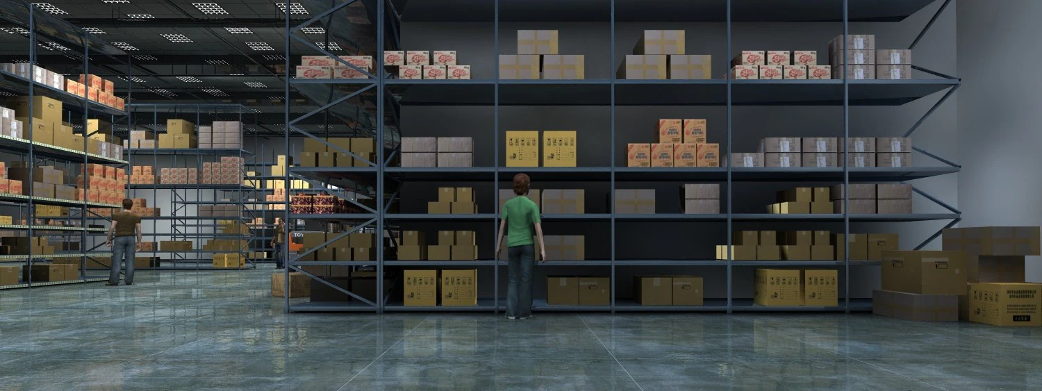 warehouse 3D Model .c4d .max .obj .3ds .fbx .stl .blend 