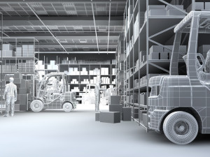 warehouse 3D 모델