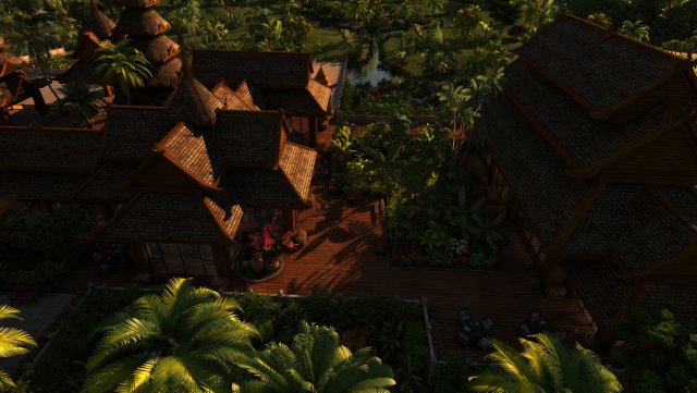 xishuangbanna Model 3D .c4d .max .obj .3ds .fbx .stl .blend 