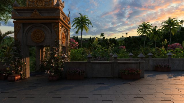 xishuangbanna 3D Model .c4d .max .obj .3ds .fbx .stl .blend 