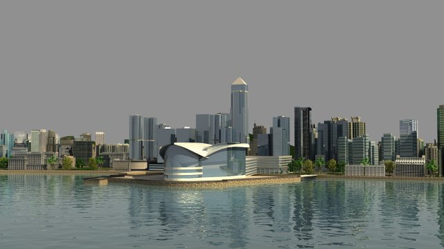 victoria harbour Modelo 3D .c4d .max .obj .3ds .fbx .stl .blend 