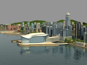 victoria harbour Modelo 3D