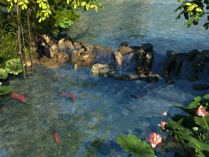 pond 3D मॉडल