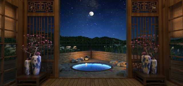 club for relaxation Modello 3D .c4d .max .obj .3ds .fbx .stl .blend