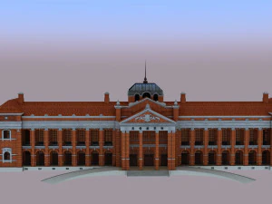 xinhai memorial hall 3D Model
