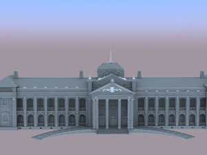 xinhai memorial hall Modelo 3D
