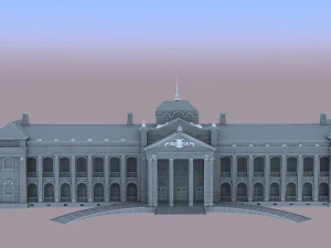 xinhai memorial hall 3D Model