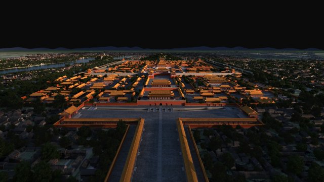 forbidden city Model 3D .c4d .max .obj .3ds .fbx .stl .blend 