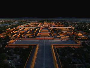 zakazane miasto Model 3D