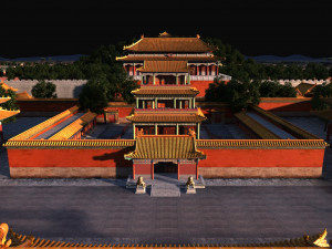 forbidden city Model 3D