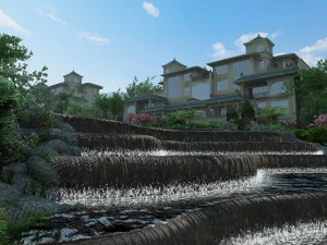 villa Modello 3D
