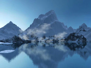 snow mountain 3D Model