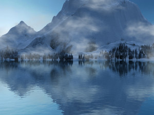 snow mountain 3D Modell