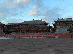 daming palace 3D 模型