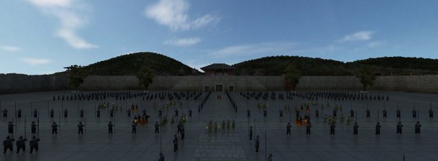 weiyang palace 3D Модель .c4d .max .obj .3ds .fbx .stl .blend