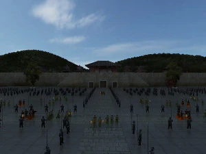 palazzo Weiyang Modello 3D