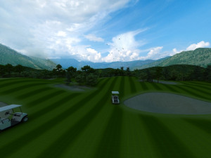 golf course Modèle 3D