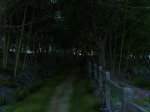 mountain forest Model 3D