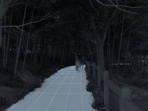 bosque de monta&ntilde;a Modelo 3D