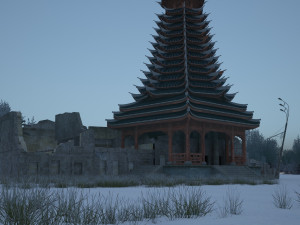 ancient construction Modello 3D