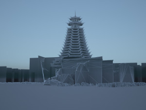 ancient construction Modello 3D